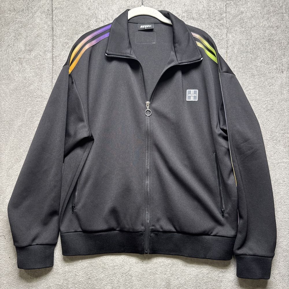 Nerdy Mens Track Jacket Medium Gamer Limited Full Zip